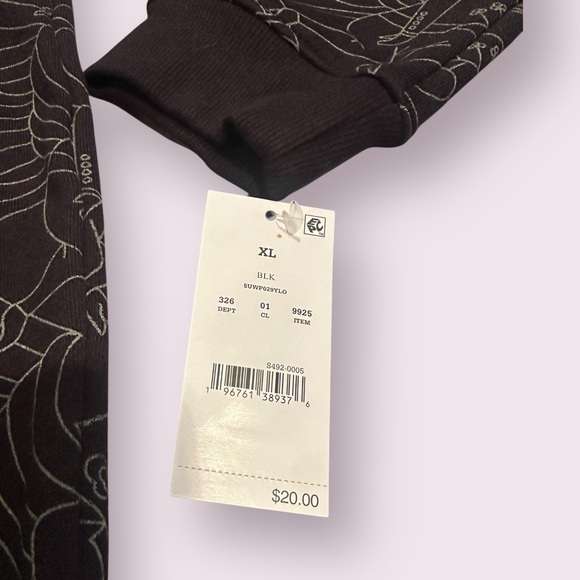 NWT Defy Gravity Wicked Pull Over Black Hoodie Sweatshirt Size XL - Picture 4 of 10